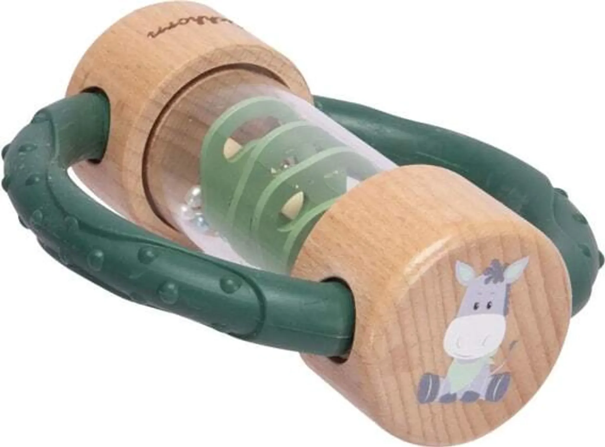 Baby HiPP Rasselstab aus Holz – mit Griffen